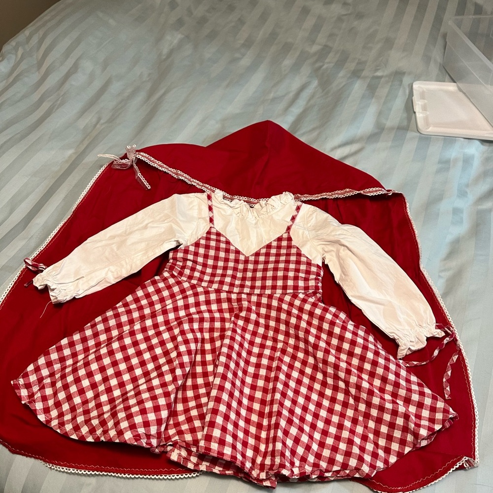 Red riding hood costume toddler